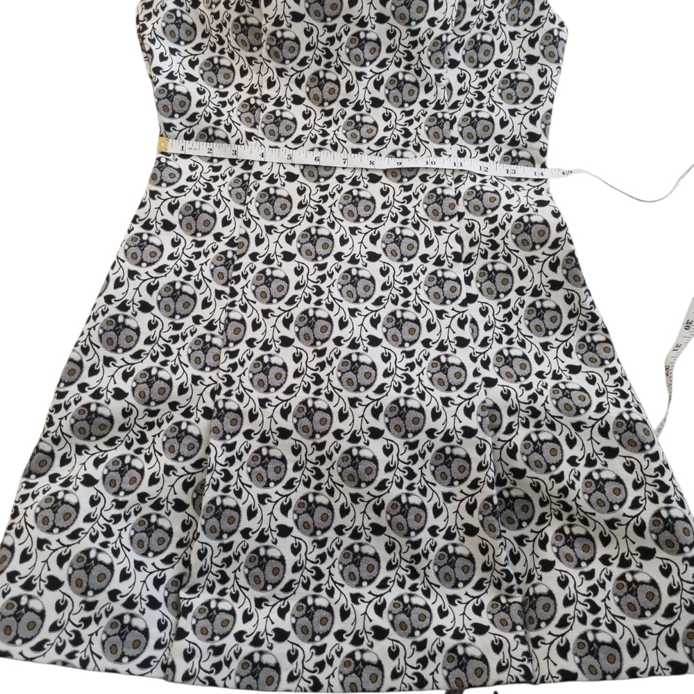 Zara Black and White Floral Dress - Picture 6 of 7